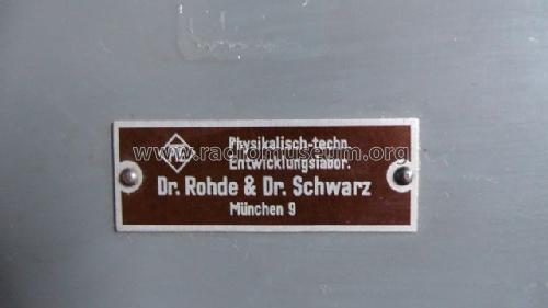 Leistungs-Meßsender SMLK; Rohde & Schwarz, PTE (ID = 1586544) Equipment
