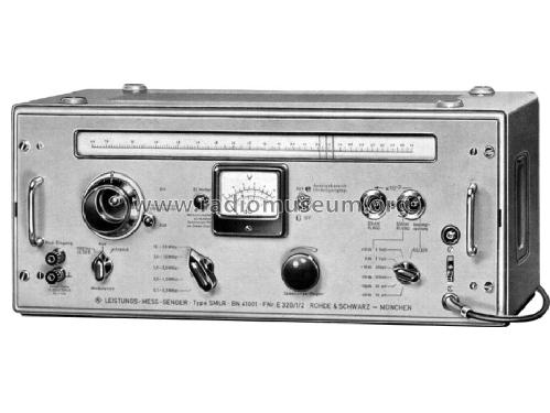 Leistungs-Messsender SMLR ; Rohde & Schwarz, PTE (ID = 633847) Equipment