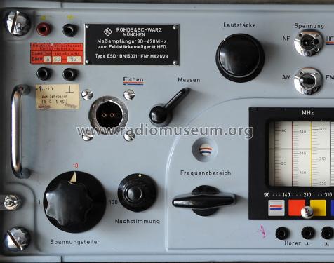 Meßempfänger ESD ; Rohde & Schwarz, PTE (ID = 1238332) Equipment