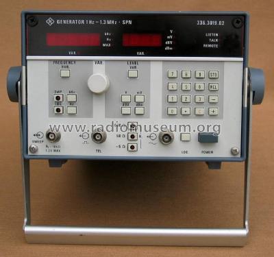NF-Generator SPN 336.3019.02; Rohde & Schwarz, PTE (ID = 379166) Ausrüstung