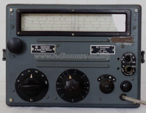 RC-Summer SRV ; Rohde & Schwarz, PTE (ID = 1364261) Equipment