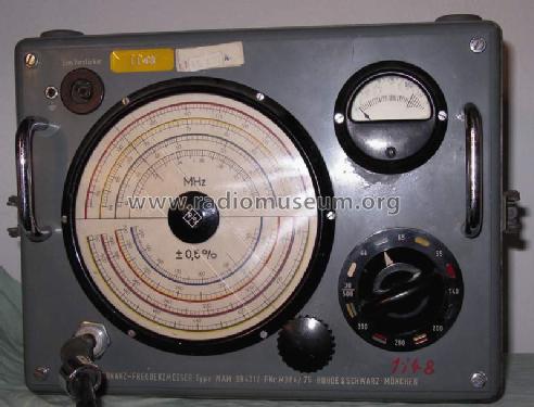 Resonanz-Frequenzmesser WAM BN 4312/2; Rohde & Schwarz, PTE (ID = 275089) Ausrüstung