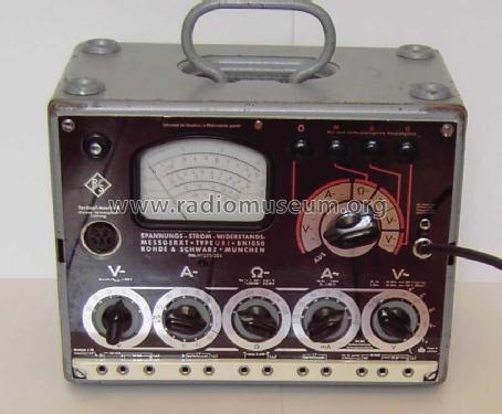 Röhrenvoltmeter URI ; Rohde & Schwarz, PTE (ID = 655268) Equipment