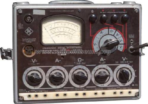 Röhrenvoltmeter URI ; Rohde & Schwarz, PTE (ID = 319940) Equipment