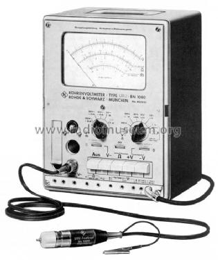 Röhrenvoltmeter URU BN1080; Rohde & Schwarz, PTE (ID = 263311) Equipment