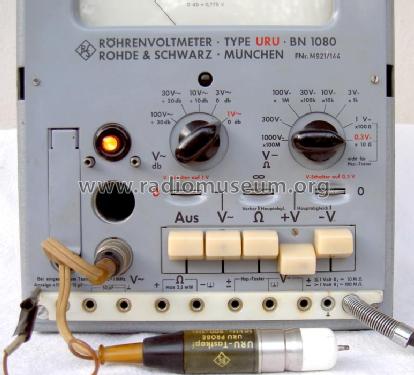 Röhrenvoltmeter URU BN1080; Rohde & Schwarz, PTE (ID = 723400) Equipment
