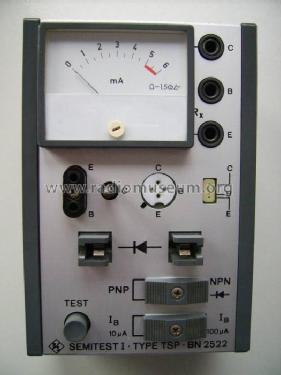 Semitest 1 TSP ; Rohde & Schwarz, PTE (ID = 514877) Equipment