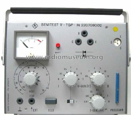 Semitest V TGP IN 220.7090.02; Rohde & Schwarz, PTE (ID = 992046) Equipment