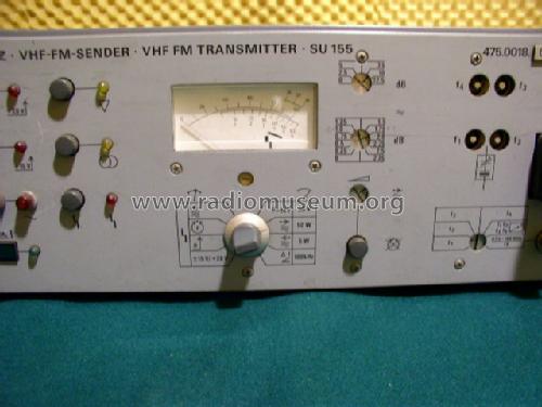 VHF-FM-Sender Transmitter SU155; Rohde & Schwarz, PTE (ID = 335928) Commercial Tr