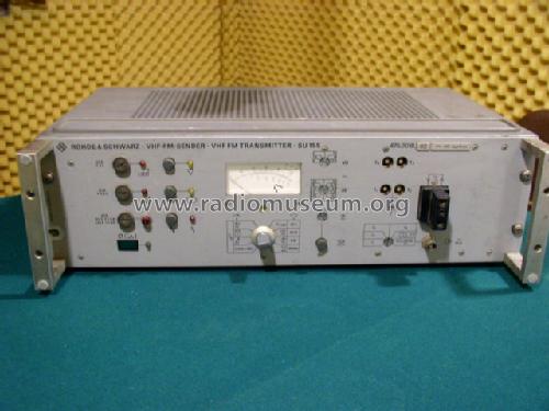 VHF-FM-Sender Transmitter SU155; Rohde & Schwarz, PTE (ID = 335930) Commercial Tr