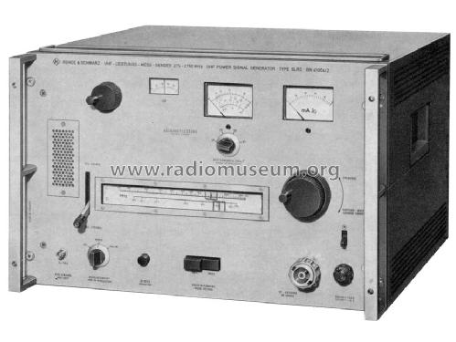 UHF-Leistungs-Messsender SLRD ; Rohde & Schwarz, PTE (ID = 633894) Equipment