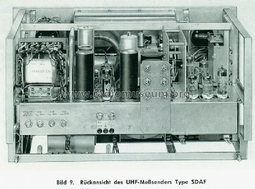 UHF-Mess-Sender SDAF BN 41023/2; Rohde & Schwarz, PTE (ID = 849402) Equipment