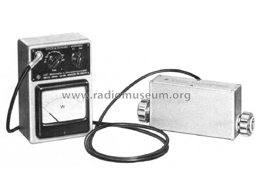 UHF-Wattmeter + Anpassungszeiger NAD ; Rohde & Schwarz, PTE (ID = 537695) Ausrüstung
