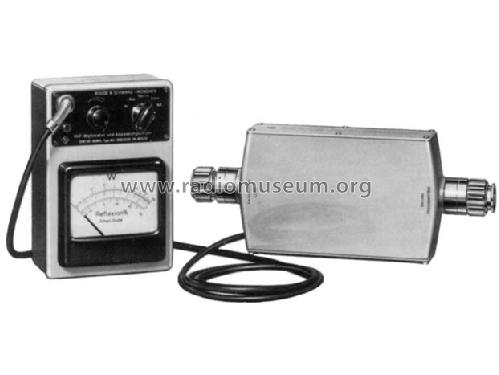 UHF-Wattmeter + Anpassungszeiger NAU; Rohde & Schwarz, PTE (ID = 534955) Equipment