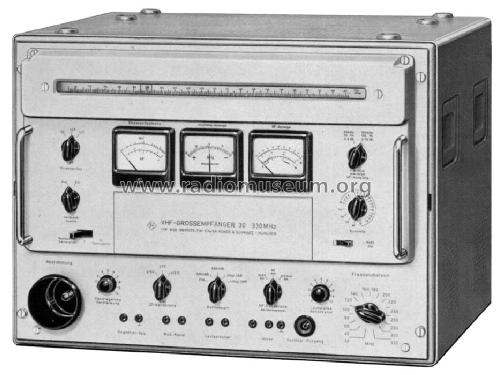 VHF-Großempfänger ESG ; Rohde & Schwarz, PTE (ID = 494662) Commercial Re