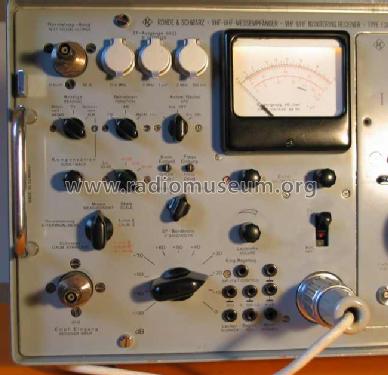 VHF-UHF-Messempfänger - Monitoring Receiver ESU BN 150021, 150021/2; Rohde & Schwarz, PTE (ID = 392544) Equipment