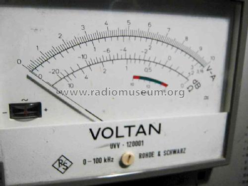 Vielfachmeßgerät Voltan UVV ; Rohde & Schwarz, PTE (ID = 945160) Equipment