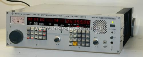 VLF-HF-Empfänger / Receiver EK 070 564.4018; Rohde & Schwarz, PTE (ID = 1162739) Commercial Re