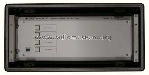 Automatik - Empfänger ESP; Rohde & Schwarz, PTE (ID = 2439906) Commercial Re