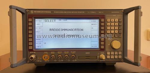 Radiocommunication Service Monitor 0,4...1000 MHz CMS52; 840.0009.52; Rohde & Schwarz, PTE (ID = 3042298) Equipment