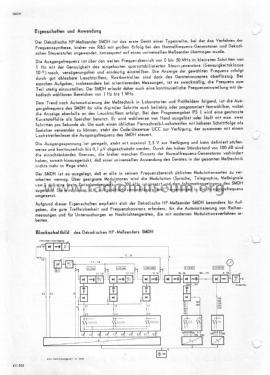 Dekadischer HF-Messsender SMDH ; Rohde & Schwarz, PTE (ID = 3025884) Equipment