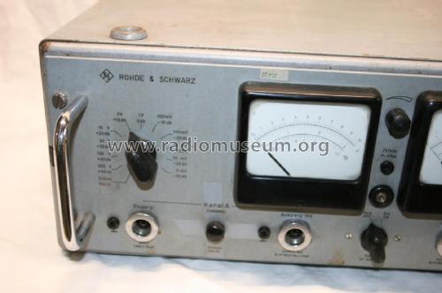 Doppelvoltmeter UDF BN19451; Rohde & Schwarz, PTE (ID = 1822747) Equipment