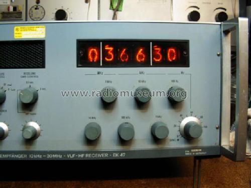 EK47; Rohde & Schwarz, PTE (ID = 1761405) Commercial Re