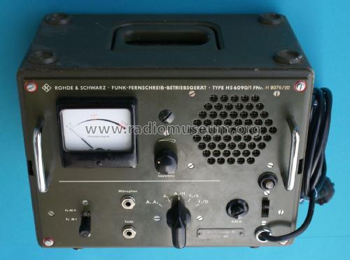 Funk-Fernschreib-Betriebsgerät HS6090/1; Rohde & Schwarz, PTE (ID = 2266520) Téléphonie