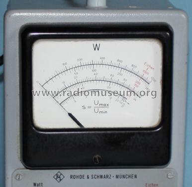 HF Wattmeter Anzeigeteil HS 6034 / Messkopf HS 6031/75; Rohde & Schwarz, PTE (ID = 2544172) Equipment