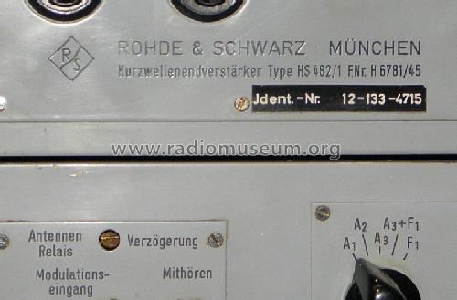 Kurzwellensender 100 Watt SK010 / 622.16; Rohde & Schwarz, PTE (ID = 1774071) Commercial Tr