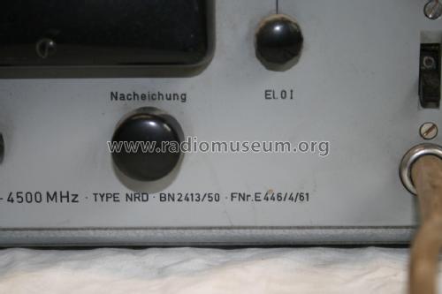 Thermischer Leistungsmesser NRD BN2413 /50 /60; Rohde & Schwarz, PTE (ID = 1810660) Equipment