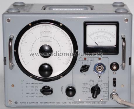 RC-Generator SRB ; Rohde & Schwarz, PTE (ID = 1638805) Equipment