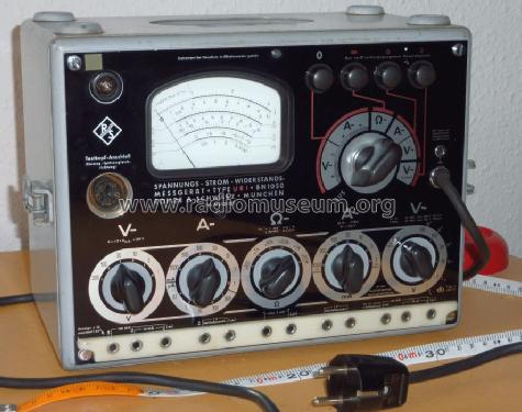 Röhrenvoltmeter URI ; Rohde & Schwarz, PTE (ID = 1680696) Ausrüstung