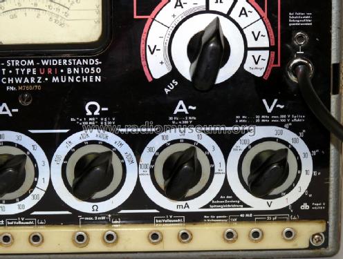 Röhrenvoltmeter URI ; Rohde & Schwarz, PTE (ID = 1762915) Equipment