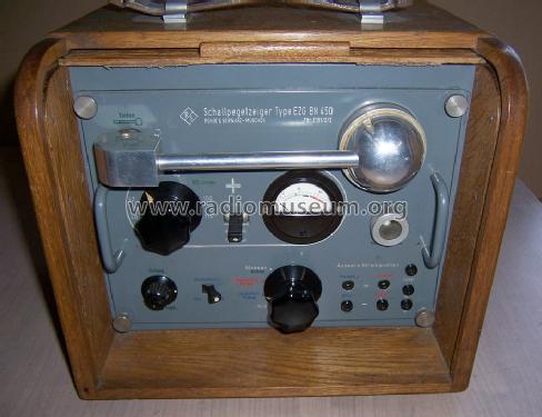 Schallpegelzeiger EZG BN450; Rohde & Schwarz, PTE (ID = 1663132) Equipment