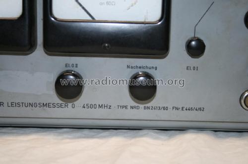 Thermischer Leistungsmesser NRD BN2413 /50 /60; Rohde & Schwarz, PTE (ID = 1810606) Equipment