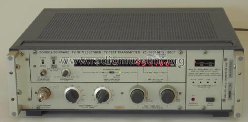 TV-RF-Messender SBUF; Rohde & Schwarz, PTE (ID = 1741809) Equipment