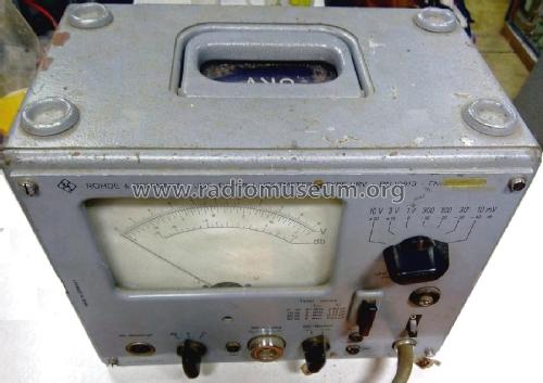 UHF-DC-Millivoltmeter URV ; Rohde & Schwarz, PTE (ID = 2688498) Equipment