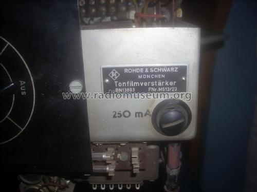 Uniphon Tonfilmverstärker BN13803; Rohde & Schwarz, PTE (ID = 2469302) Ampl/Mixer