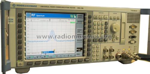 Universal Radio Communication Tester CMU200 1100.0008.02; Rohde & Schwarz, PTE (ID = 2141639) Equipment