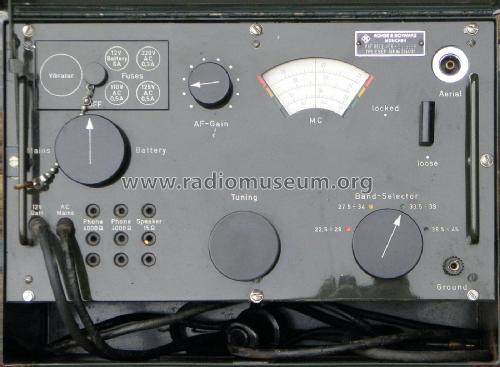 VHF-Empfänger ESEF; Rohde & Schwarz, PTE (ID = 1776620) Commercial Re