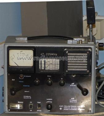 VHF-Feldstärkezeiger HUZ BN15012; Rohde & Schwarz, PTE (ID = 2572797) Equipment
