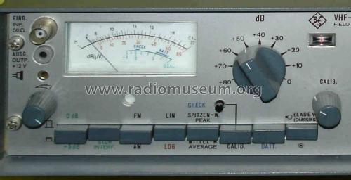 VHF-Messempfänger HFV; Rohde & Schwarz, PTE (ID = 1698420) Commercial Re