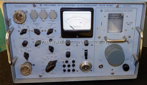 VHF-UHF-Messempfänger - Monitoring Receiver ESU BN 150021, 150021/2; Rohde & Schwarz, PTE (ID = 2573777) Ausrüstung