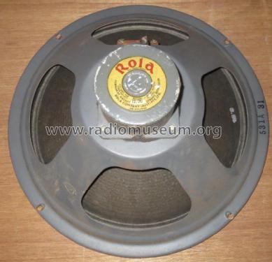 12' Loud Speaker 12-20; Rola Company AUS Pty (ID = 2397306) Speaker-P