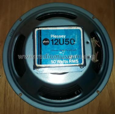 50 Watt, 12' Loud Speaker 12U50 Plessey; Plessey Rola/Plessey (ID = 2405890) Speaker-P