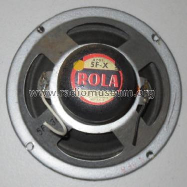 5' High Frequency Speaker 5F-X; Rola Company AUS Pty (ID = 2401884) Speaker-P