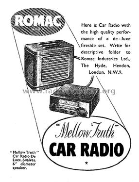 Mellow-Truth ; Romac Radio (ID = 1503140) Car Radio