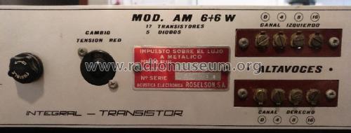 AM 6+6W; Roselson, Acústica (ID = 2461309) Ampl/Mixer