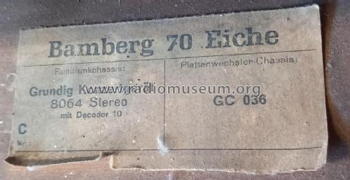 Bamberg 70 Ch= 8064; Rosita, Theo Schmitz (ID = 2876184) Radio